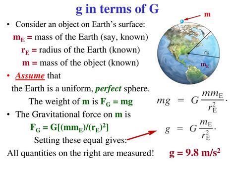 Relation Between G and g: Definitions, Gravitational Force, Units .